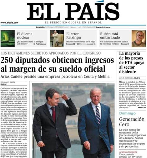 Spanish newspaper El Pais launched this week its Chilean edition — MercoPress