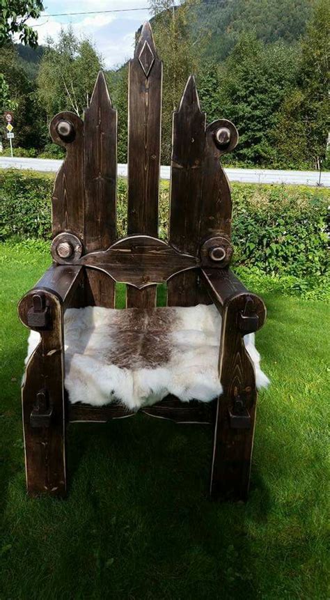 Viking chair | Viking chair, Viking decor, Viking furniture