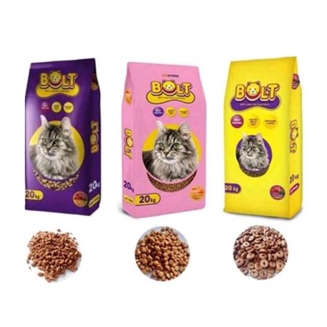 Jual Bolt Makanan Kucing Kering Adult Repack 800 Gram / Dry food Bolt ...