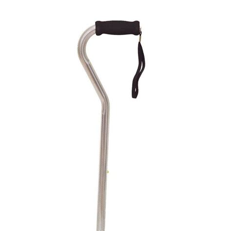 Essential Medical Supply Designer Offset Handle Cane in Hounds Tooth in the Medical Walking ...