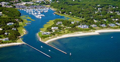 Aerial View of the Harbour in Harwich, Massachusetts · Free Stock Photo