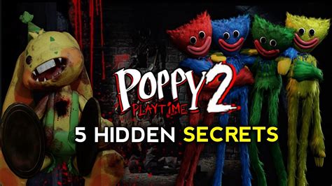 Poppy Playtime Chapter 2 Hidden Secrets || Poppy Playtime Chapter 2 ...