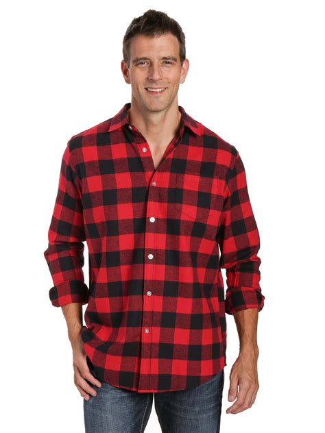 Mens 100% Cotton Flannel Shirt - Regular Fit – Noble Mount