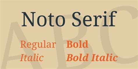 Noto Serif TC font | free download for WEB