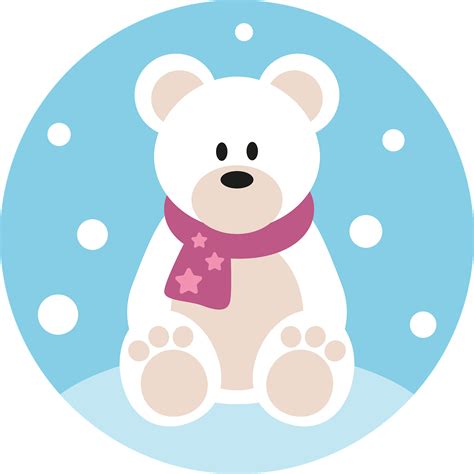 Download Polar Bear, Polar, Christmas. Royalty-Free Vector Graphic ...