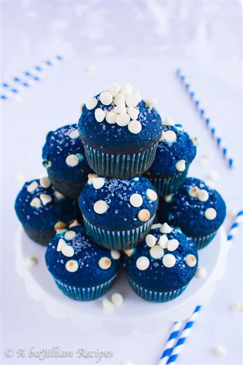 Blue Velvet Muffins - A baJillian Recipes | Recipe | Blue desserts, Blue velvet cakes, Blue food