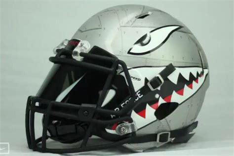 Air Force has new helmets that feature shark teeth - Mountain West ...