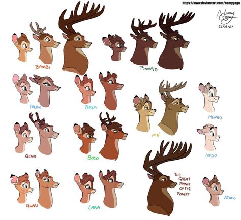 Bambi All characters colors and designs by NamyGaga on DeviantArt ...