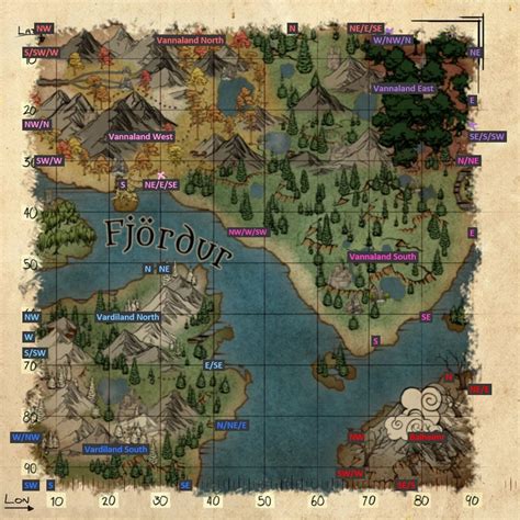 Fjordur Teleport Locations - Including Realms : r/ARK