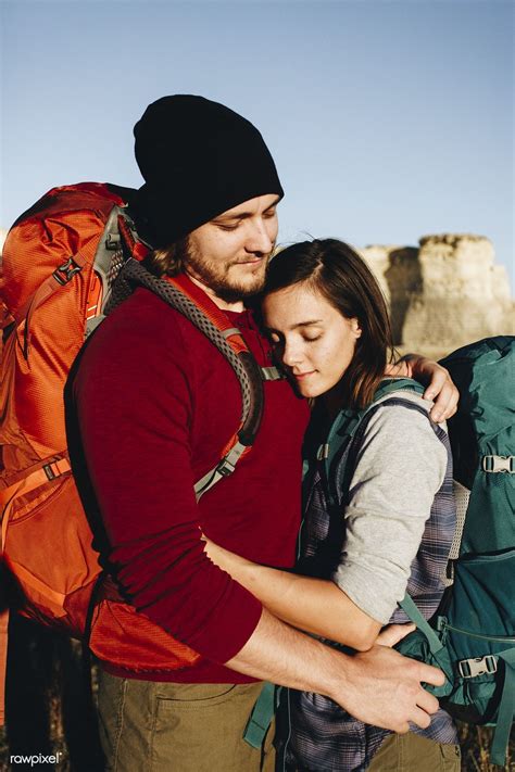 Couple hiking together in the wilderness | Get this premium image at www.rawpixel.com Hiking ...