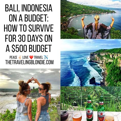 Bali, Indonesia On A Budget: How To Survive For 30 Days on a $500 Budget - The Traveling Blondie