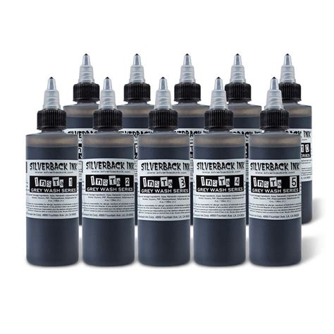 Silverback Ink - Insta10Shade Grey Wash Series – TATSoul