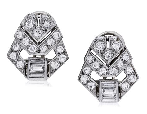 ART DECO DIAMOND EARRINGS, | Christie’s