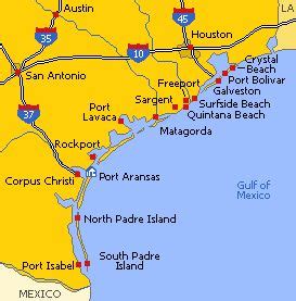 Texas Beaches are scattered along 560 Km of shoreline in the Gulf of ...