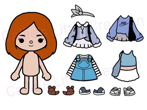 Toca Boca Character Outfit Sticker | Lazada PH