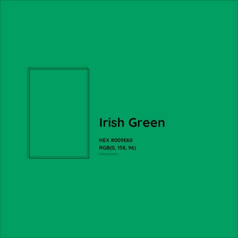 About Irish Green Color - Color codes, similar colors and paints - colorxs.com