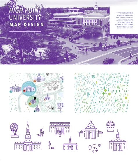 Map Design | High Point University on Behance