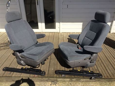 captain swivel seats camper van/motorhome/vivaro/t4/t5/van/vw transit lt crafter • £260.00 | Lap ...