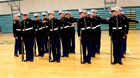 Marine Corps JROTC Color Guard & Drill Team Competition -12/3/2016 - YouTube