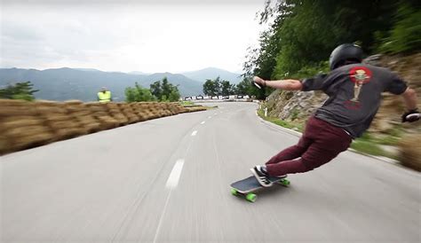 This Sickeningly Fast Downhill Skateboarding Video Will Blow Your Hair Straight Back | The Inertia