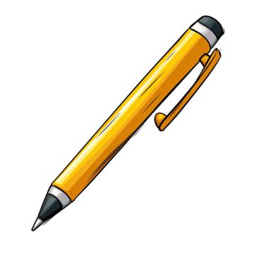 School Materials Clipart Cartoon Ballpen, Pen, School, Material PNG ...