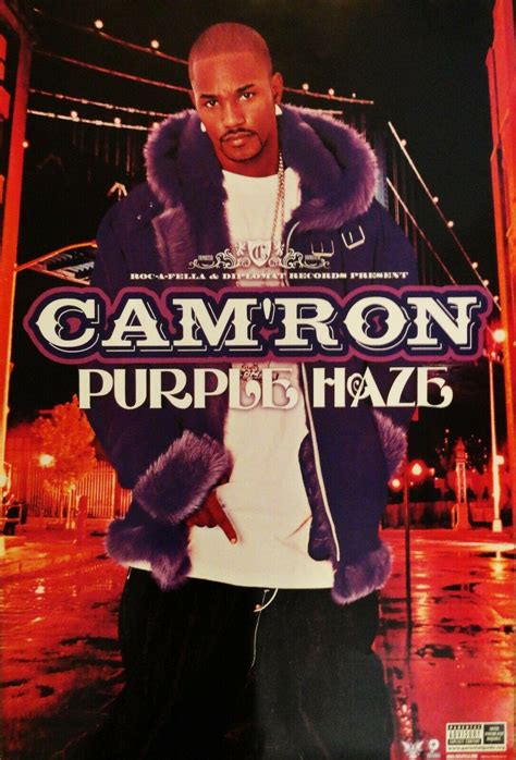 Original Cam'ron PURPLE HAZE 24" x 36" Promo Retail Wall Poster RARE | #3886486968