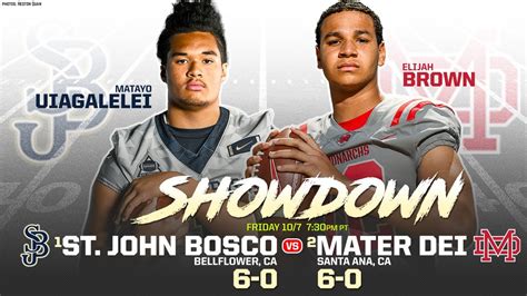 🎥 Is #1 St John Bosco at #2 Mater Dei the BEST Rivalry in High School Football? 🏈 - Win Big Sports