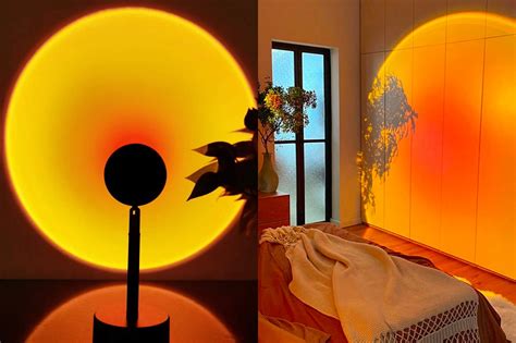 This Viral TikTok Sunset Lamp Will Make Your Room Look So Dreamy