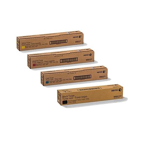 4 Pack Made By Xerox WorkCentre Series 7525-7970 Laser Toner Cartridges