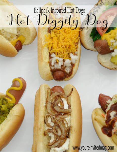 Ballpark Inspired Hot Dogs - You're Invited Magazine