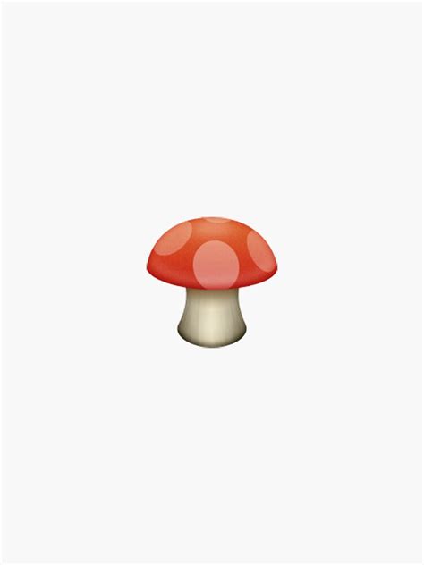 "mushroom emoji" Sticker by allihessel | Redbubble