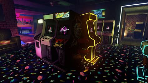 HD wallpaper: arcade, videogame, lights, Gamer, room, bowling, retro console | Wallpaper Flare