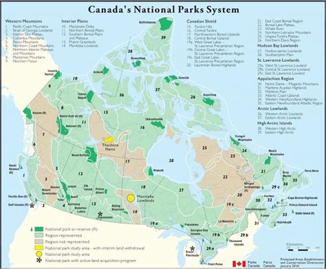 Canadian National Parks | Canada national parks, Parks canada, List of national parks