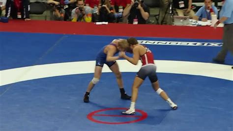 Kyle Dake vs David Taylor 2nd period - 2012 Olympic Trials HD - YouTube