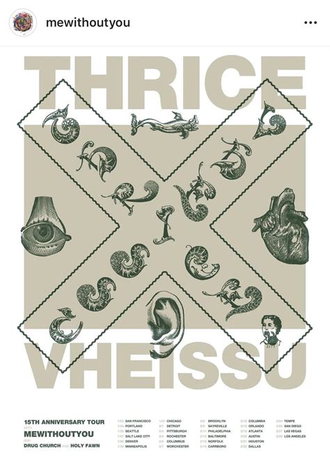 NEW TOUR WITH THRICE COMING 2020 : r/mewithoutYou