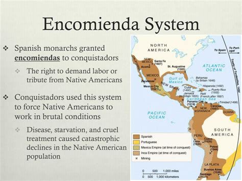 Encomienda System Map