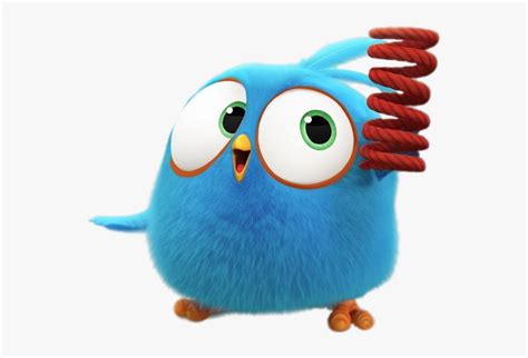 Angry Bird Blue With Spring - Angry Birds Blues, HD Png Download , Transparent Png Image - PNGitem