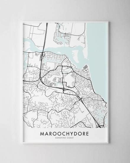 Maroochydore Map Print - Chelsea Chelsea