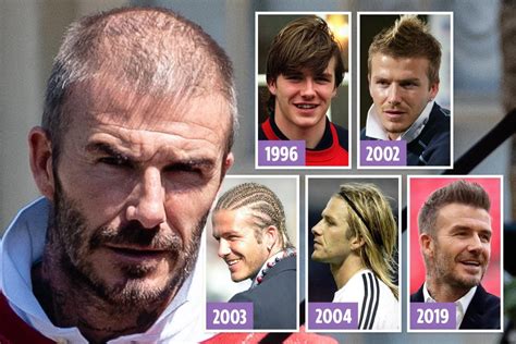 David Beckham shows off thinning hair two years after his hair ...