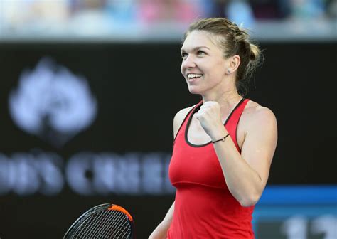 SIMONA HALEP at Australian Open Tennis Tournament in Melbourne 01/22 ...