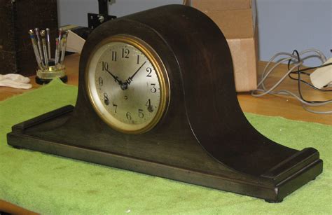 Seth Thomas Tambour Mantel Clock with ST Hands – ClockInfo.com