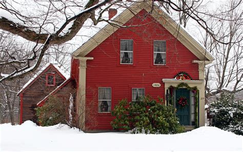 Stow farmhouse | These types of farmhouses are all over New … | Flickr