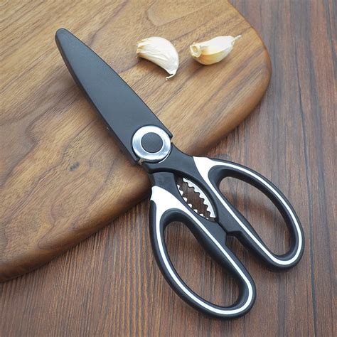 Household multi-purposel stainless steel kitchen scissor with sleeve