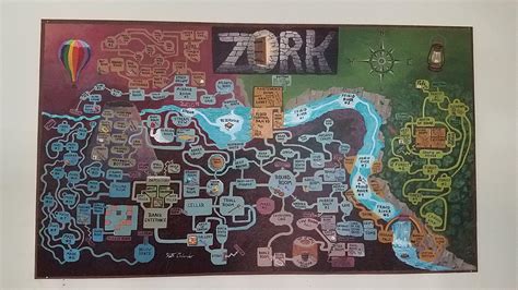 Zork Map (MIT version) Fantastic game. I spent some time on this. : r/zork