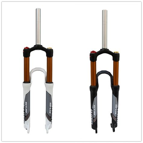 26 27.5 inch alloy fork Shoulder control MTB bike Suspension fork lock mtb fork bicycle front ...