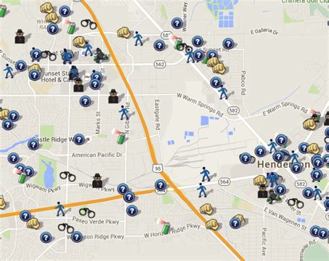 Henderson, NV Crime Map | SpotCrime - The Public's Crime Map