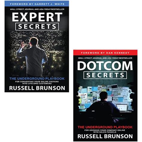 Russell Brunson 2 Books Collection Set (Expert Secrets, Dotcom Secrets ...