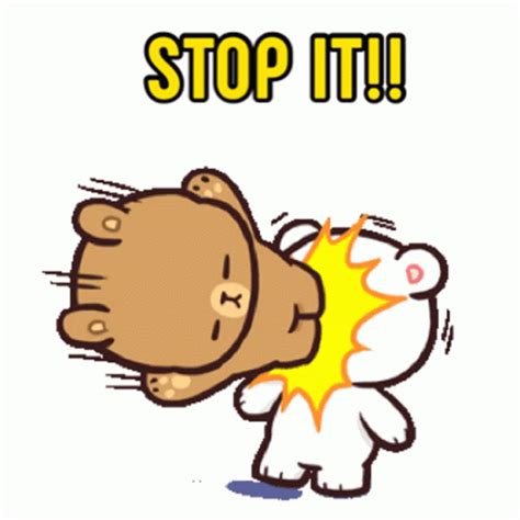 Go Away Bear Stop It GIF | GIFDB.com