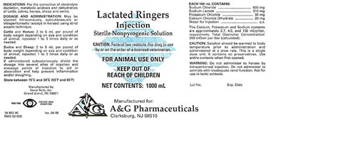 Lactated Ringers Information, Side Effects, Warnings and Recalls