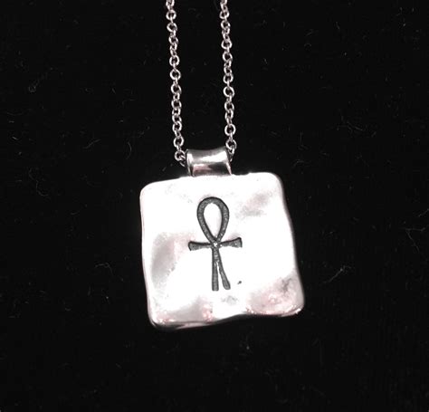 Ankh Sterling Silver Necklace - Mima's Of Warwick, LLC